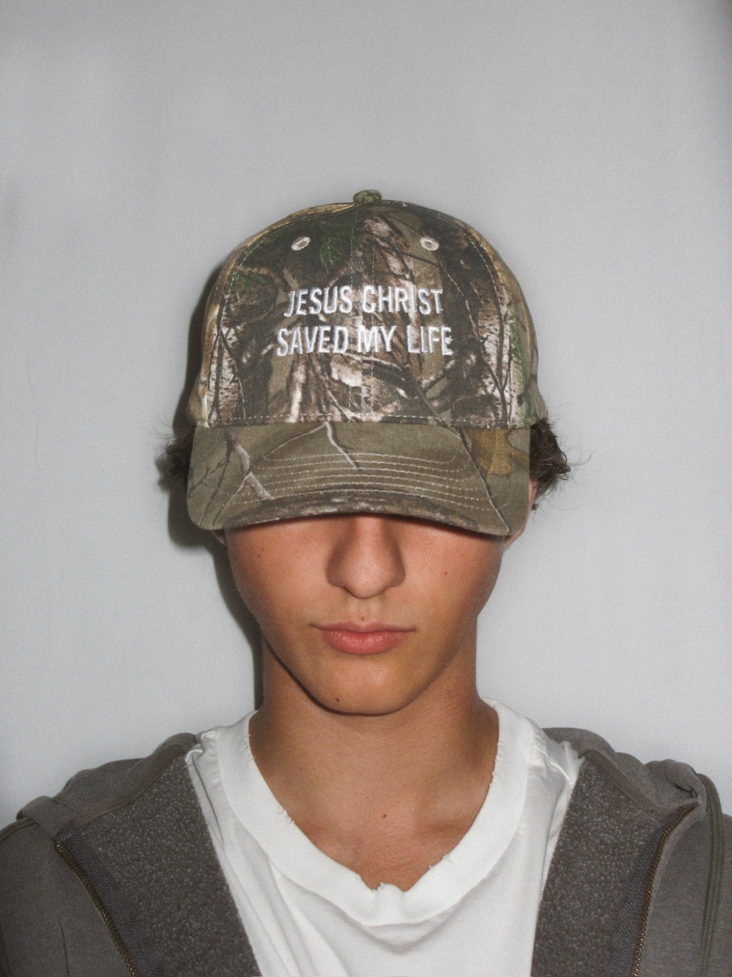 "Saved Me" Camo Hat