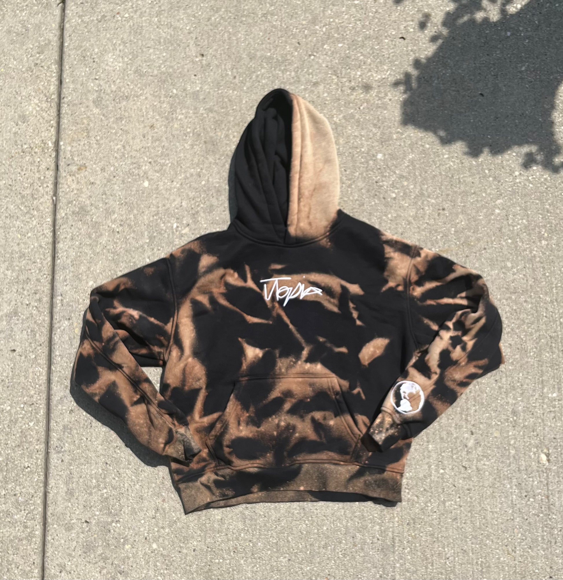 Perfect Hoodie Bleach Dye Utopia